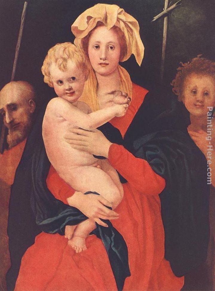 Jacopo Pontormo Madonna and Child with St. Joseph and Saint John the Baptist